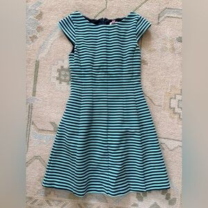Lilly Pulitzer Teal and Navy Striped Briella Dress